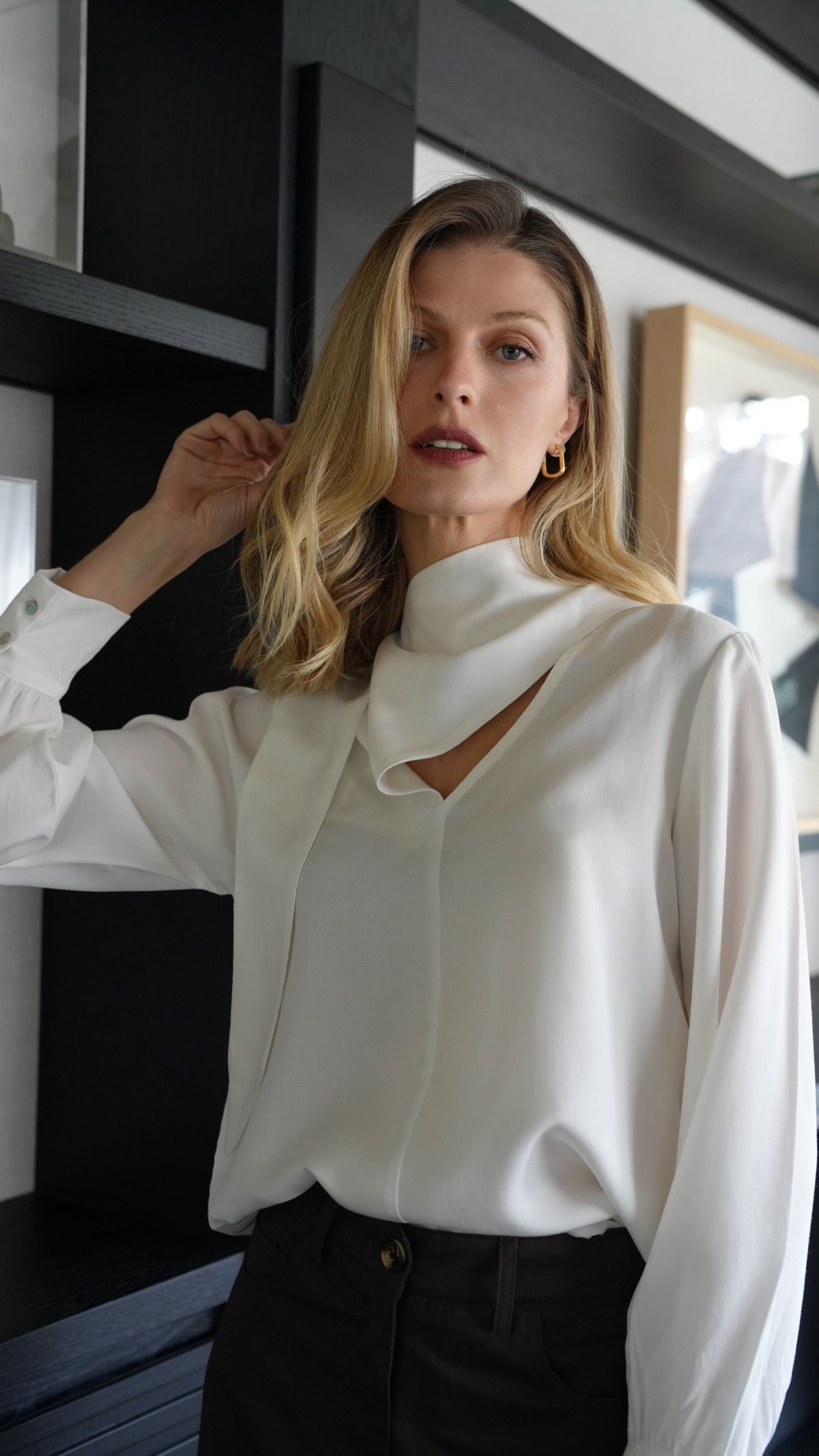 Blusa Bromelia Blanca