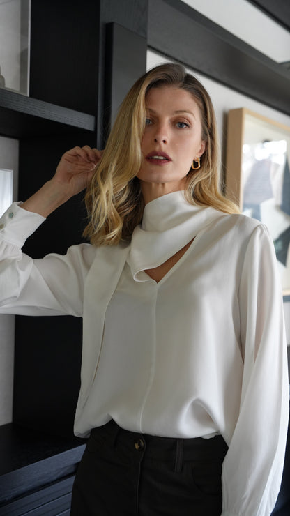 Blusa Bromelia Blanca