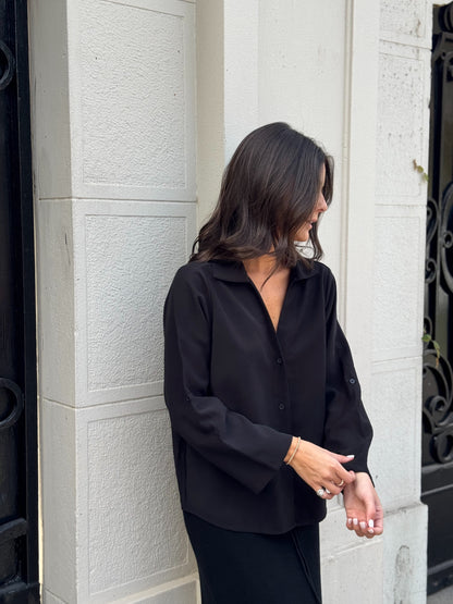 Blusa No Nudo Negra