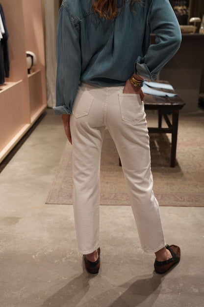 Jeans Straight Blanco